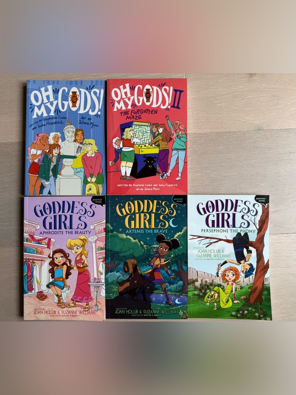 Oh My Gods & Goddess Girls Graphic Novels - Ages 11-14